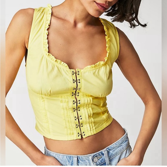 NWT Free People Amelia Corset Top - Picture 1 of 5